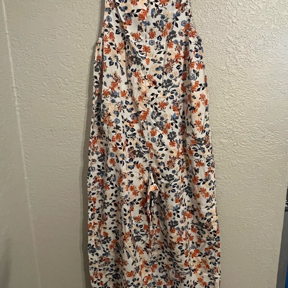 Floral Sleeveless Jumpsuit